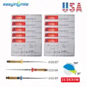 3Pcs Dental Reciprocating Endodontic Files Niti Rotary Root Canal Heat Activated