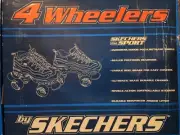 Skechers Sport 4 Wheelers Roller Skates Women Size 8 Blue/Red SN 1908 W EXTRA