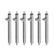6pcs Quick Release Spring Bar 1.8mm Dia 16mm Width Stainless Steel Watch Pins