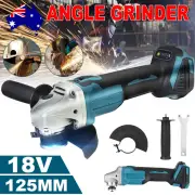 125mm Cordless Brushless Angle Grinder Machine For Makita 18V Battery 10000RPM