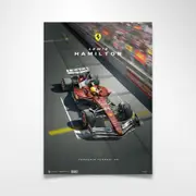 Scuderia Ferrari SF-25 Lewis Hamilton 2025 Poster