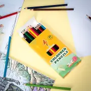 Vignette Colouring Pre-Sharpened Oil Based drawing Color Colours Pencils 24 Set