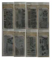 Tim Holtz Stamper's Anonymous Collection 8 sets of Stamps & Stencils