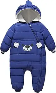 [famuka] Baby Boys and Girls Snowsuit Toddler Bear One-Piece Outerwear Coat