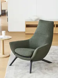 在飛比找蝦皮購物優惠-<免運費>北歐Soft柔軟簡約設計躺椅 綠色灰色編織雙色沙發