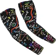 [FSCEV] Math Formula Sun Protection Arm Sleeves Outdoor Essentials Cooling Compression Golf Hiking Cycling