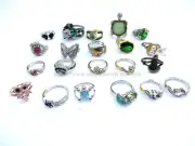 wholesale rings 24pc owl turtle butterlfy bear animals cute girl women jewelry