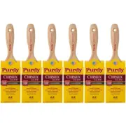 Genuine Purdy 6 Pack Chinex Elite Sprig Flat 2-1/2" Paint Brushes 144581925-6PK