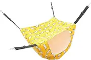 Toddmomy Cat Hanging Hammock Breathable Double Layer Pet Cage Hammock with Adjustable Straps
