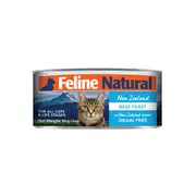 Feline Natural Beef Feast Adult Cat Wet Food Can 85gx24
