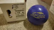 Radical Conspiracy Scheme Bowling Ball 1st Quality | 15 Pounds | 3-4" Pin