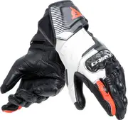 Dainese Carbon 4, gloves long women , color: Black/White/Neon-Red , size: M