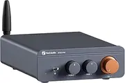 Fosi Audio BT20A Pro Bluetooth Amplifier HiFi, 300W x2 Mini Stereo Amplifier with TPA3255 Chips, Replaceable Op-Amps, Bass and Treble Control, Class D Amp 2.0 Channel for Home Audio Outdoor Speakers