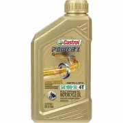 Castrol 15D2C1 Power 1 Racing 4T Motorcycle Oil - 10W50 - 1qt.
