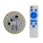 5pcs 12W Circle Light Remote Control LED Panel Solar Lighting Lamp Board