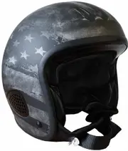 Bores Gensler Kult Jet Helmet, black-white-silver, Size 2XS S for Men Black White Silver