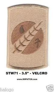 STAR WARS VEL-KRO MANDALORIAN COMMANDO DESERT PATCH - STW71