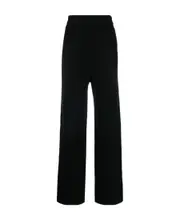Mens black cashmere blend joggers L,M Black