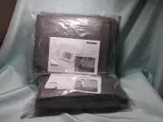 2 Deck Fence Privacy Screen Durable Waterproof Net Screen w Grommets Gray New