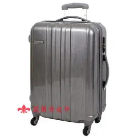 《葳爾登》Travelhouse旅行家24吋硬殼大容量旅行箱360度行李箱鏡面登機箱24吋615灰色