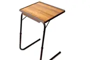 TABLE BUDDY | Adjustable Multi Position Portable Folding Table | Alder