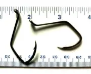 50 Matzuo 141010 Black Chrome Sickle Octopus Fish Hooks size 6/0