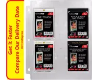 1 x ULTRA PRO 4 POCKET ONE TOUCH Displays Pages Fits 23pt 35pt 55pt 75pt 100pt