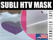 SUBLI HTV MASK™ 8”x9”- 10 SHEETS Free Delivery Transfer Paper And Vinyl Tape