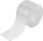 X AUTOHAUX 1 Roll Car/DIY Crafts Nano Double Sided Tape Heavy Duty Reusable Clear Tape Strips 196.85in/16.4ftx5cm/1.97inx1mm/0.04in Acrylic