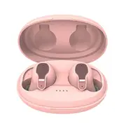 XY-5 TWS Wireless bluetooth 5.0 Earphone Macaron Colorful Mini Touch Control Handsfree Headphone with Charging Box PINK COLOR