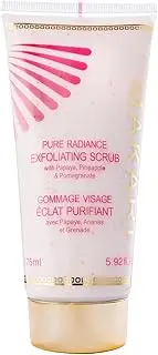 Makari Pure Radiance Exfoliating Sugar Scrub - Body Scrub and Face Scrub with Papaya, Aloe Juice and Pomegranate Seed Oil - Face Exfoliator - 5.92 oz