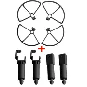 Spring Tripod Heightened Landing Gear Propeller Protective Cover Set for X193/ X7 /ZLL SG906 PRO RC Drone Quadcopter