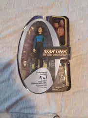 RARE Star Trek Deanna Troi Action Figure Art Asylum Diamond Select Toys 2005