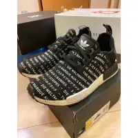 在飛比找蝦皮購物優惠-NMD R1 日文 滿版文字 黑色 adidas