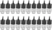 Respicefinem 5Mm 10×7×1 20Pcs Headphone Female Sockect 3.5Mm Stereo Video Plug W Screw Nut Pj 392