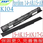 HP電池-惠普-KI04,14-AB,15-AB,17-G,HSTNN-DB6T,HSTNN-LB6S