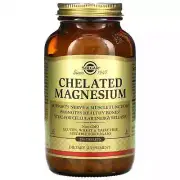 2 X Solgar, Chelated Magnesium, 400 mg, 250 Tablets (100 mg Per Tablet)
