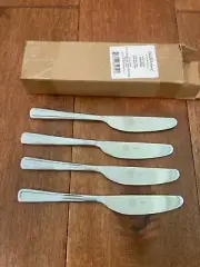 4 PACK,HEARTH&HAND Cheese Spreader Jam Butter Spreaders Cream Knife SS Satin