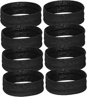 [EXQUIMEUBLE] 8pcs Running Sweat-absorbent Headband Bands Sweat Bands Headbands for Women Workout for Sport Sports Running Head Sweat Women Unisex Sweatbands Silk