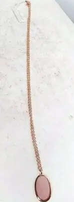 Bronzallure Milano Golden Rose 18Kt Plated - Rose Quartz Necklace