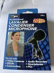 VidPro Professional Lavalier Condenser Microphone Smartphone iPhone XM-L DSLR