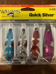 Williams Quick Silver 4-Pack Kit of Quick Silver 3" Lures - 4-QS - Discontinued