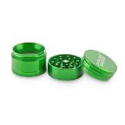 Sant Cruz Shredder Metal Tobacco, Spice, Coffee Grinder - Medium 4pc - Green
