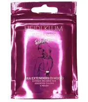 Heidi Klum Intimates Solutions 3-Hook Bra Extenders Assorted Colors 3 Pieces