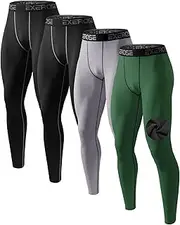 [ATTIQOZI] Men’s Thermal Compression Fleece Lined Pants Athletic Leggings Baselayer Cold Weather Workout Sports Running Tights
