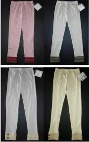 NEW Jak & Peppar girl boutique crocheted lace thermal Janey laney basic leggings