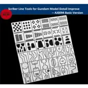 Alexen AJ0094/AJ0095 Scriber Line Tools for Gundam Model Craft Detail Improve