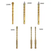 Cross Tile Drill Bit Glass Ceramic Concrete Hole Alloy Triangle Drill Bit