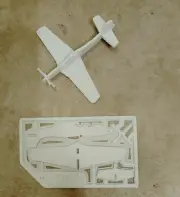 P-51D MUSTANG PLA 3D Printed Model Kit - Free Shipping