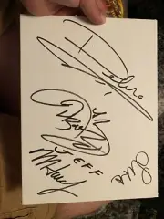 WWE Auto Matt Jeff Hardy Lita Debra In Person At Signings.